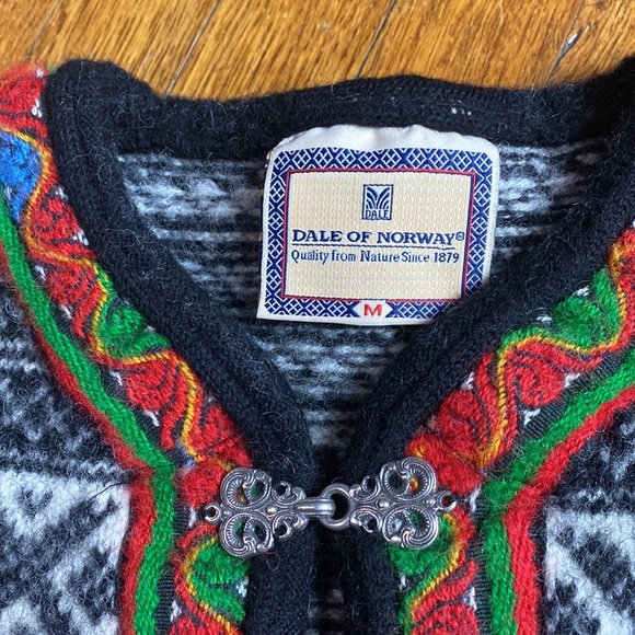 Dale of Norway #472 Wool Sweater Cardigan SZ Medium - Picture 3 of 7